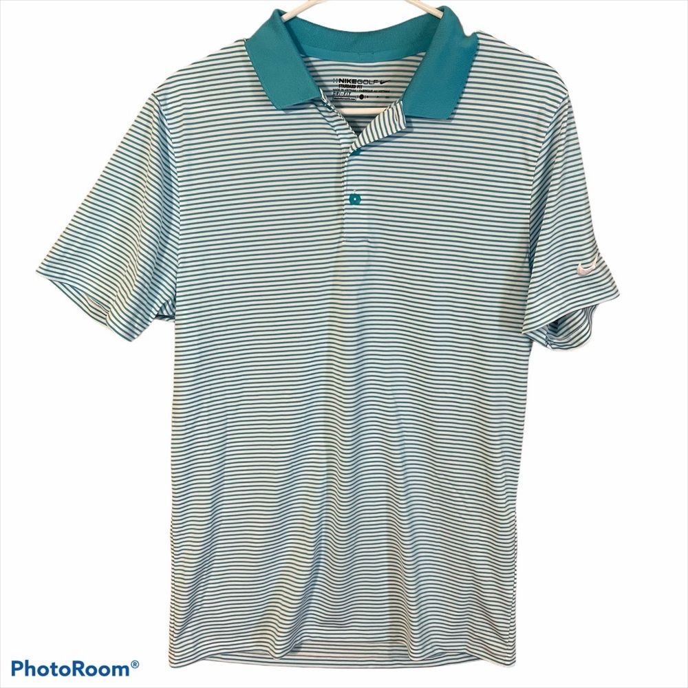 Nike Golf Mens Small Dri Fit Standard Polo Shirt